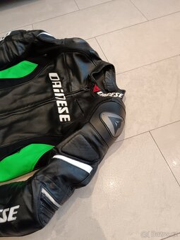Dainese Racing-Pánská kožená moto kombinéza, dvoudílná - 4