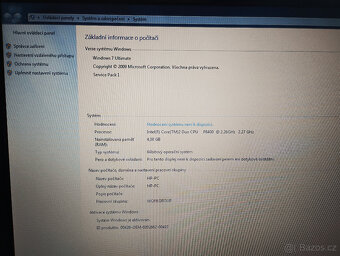 notebook HP Compaq 6830s (LCD 17") + zdroj 180W, 2x baterie - 4