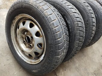 165/70 R13 ZIMNÍ PNEU polaris + DISKY 4X100mm FELICIA - 4