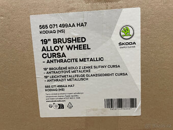 ALU ŠKODA KODIAQ II CURSA 7,5 x R19 ET40 antracitové leštěné - 4