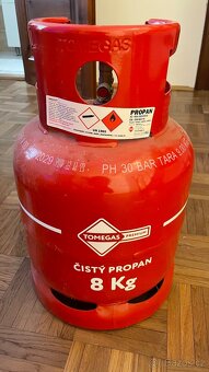 Tomegas plynová lahev plná 8kg - 4