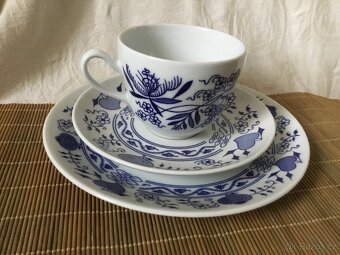 sada Cibulak 1978, miska, vazicka, talirky desertni - 4