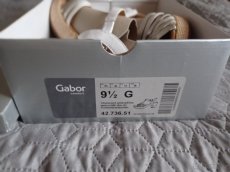 Nadměrné sandály Gabor weiss/silb vel. 44 - 4