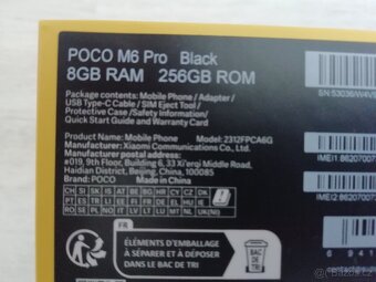 POCO M6 pro 8GB +256GB , černý - 4