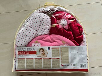 Hrací deka pro miminko PlayTo pink NOVÁ - 4