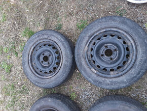 4ks plechových kol R13 4x100 Opel Astra - 4