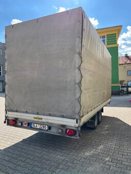 Humbaur HT 254118, plachtový přívěs, tandem, 3T - 4