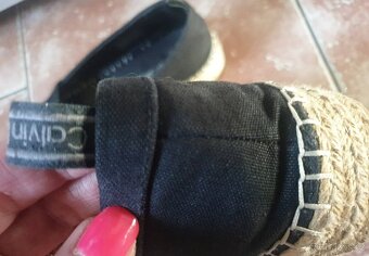 Černé espadrilky Calvin Klein Jeans - 4