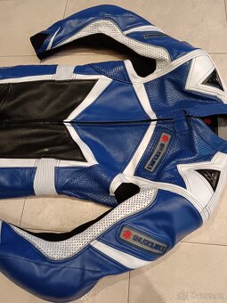 Suzuki-Pánská Dámská kožená moto kombinéza, jednodílná - 4