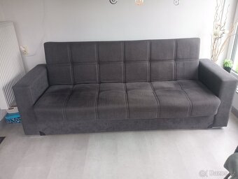 rozkládací pohovka s úložným prostorem - 4