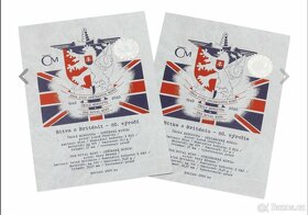 Sada dvou stříbrných mincí - Bitva o Británii proof - 4