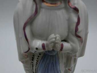 Porcelánová soška panna Maria - ND de Lourdes - 4