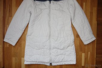 Dámská oboustranná bunda/kabát podzim/zima vel. L - 4