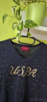 Dámský elegantní svetřík se zlatými perličkami - 4