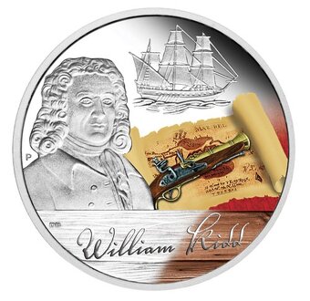 Kolekce 5 stříbrných 1 Oz mincí Golden Age of Piracy (proof) - 4