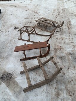 Staré sáňky, sane - 4