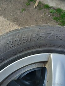 Prodám  alu kola 5×114.3. 225/55/16 nové  pneu  vyvážené - 4