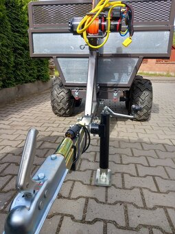 Přívěs vozík za čtyřkolku atv . Homologace spz - 4