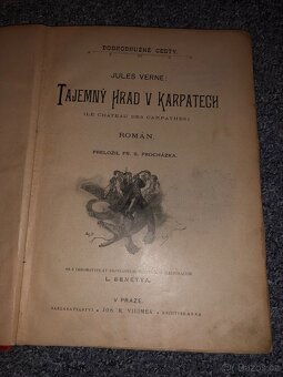 PRVNÍ VYDÁNÍ Jules Verne - Tajemný hrad v Karpatech - 4