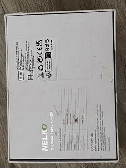 Nelko PM220 termální tiskárna etiket (bílá) - 4