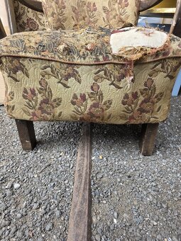 Staré křeslo Halabala - 4