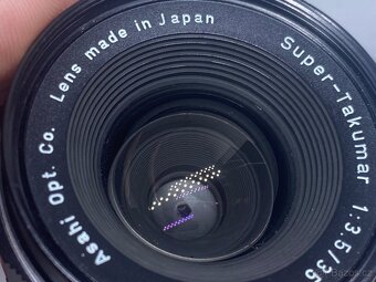 Prodám Super-Takumar 35mm f/3.5 M42 – legendární japonský ši - 4