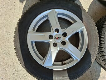 15" ZIMNÍ sada ALU kol 5x100 + pneu 185/65 R15 - 4