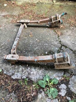 Držák SPZ páka nožní brzdy kyvka držák na kanystr - 4