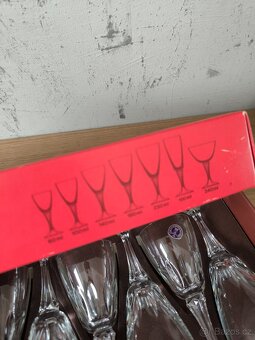 Skleničky sada 6ks Borocrystal Czechoslovakia - 4