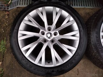 Zimní alu sada Škoda Superb III 18" 5x112 - 4