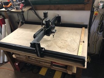 CNC Frézka+Laser Combo,Open Builds 900x1500 mm - 4