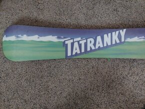 Nový snowboard modrý - skluznice logo Tatranky délky 149 cm - 4