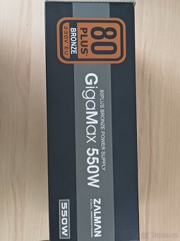 Počítačový zdroj Zalman GigaMax 550W - nový - 4