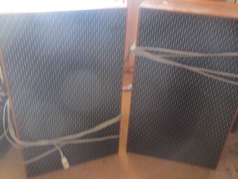 starý gramofon Tesla s reproduktory+desky - 4