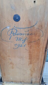 Staré nástěnné hodiny Junghans 78 cm - 4