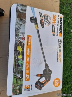 Aku vysokotlaký čistič vapka Works WG 620 E - 4