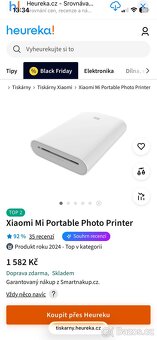 Xiaomi ZINK printer + 14 papírů - 4