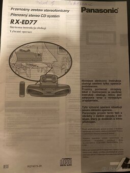 přehrávač PANASONIC - 4