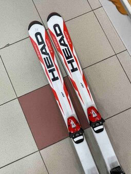 DĚTSKÉ LYŽE HEAD ČERVENO/ BÍLÉ 137CM - 4