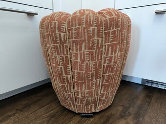 Art Deco taburet "Tulipán" - Jindřich Halabala - 4