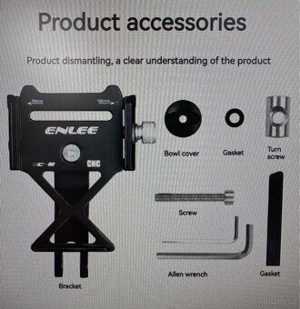 Cyklo držák na telefon, nový, nepoužitý - 4