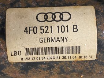 Kardan hřídel spojovací 4F0521101 Audi A6 4F sedan r.v. 2005 - 4