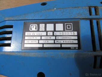 Nabízím starší vrtačku Narex Elektronik. Je plně funkční. Be - 4