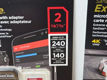 2x paměťová karta SanDisk microSDXC 2TB Extreme s fakturou - 4