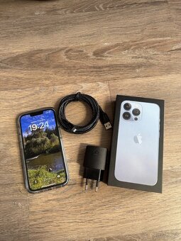 Prodám Apple iPhone 13 Pro 256GB - Světle Modrý - TOP STAV - 4