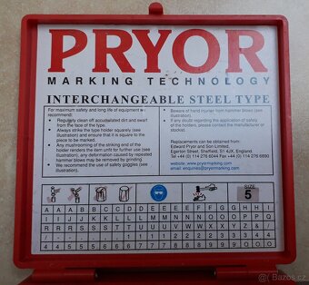 sada speciálních razidel do kovu anglické fy PRYOR - 4