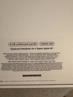 Apple MacBook Air M1 8GB 256GB [NUTNÉ VYMĚNIT BATERII] - 4
