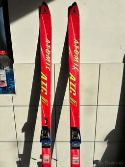 Atomic ATC 1 Twincap – sjezdové lyže 177 cm + vázání Marker - 4