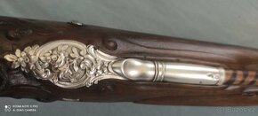Stříbrná křesadlová puška dámská 1750 - 4