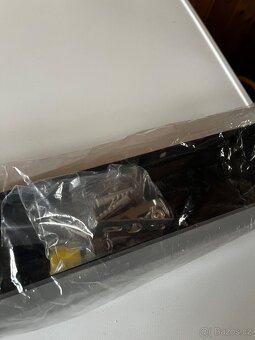 Černé LED nástěnné svítidlo strip 30W Z 100cm/8cm IP65 4500K - 4